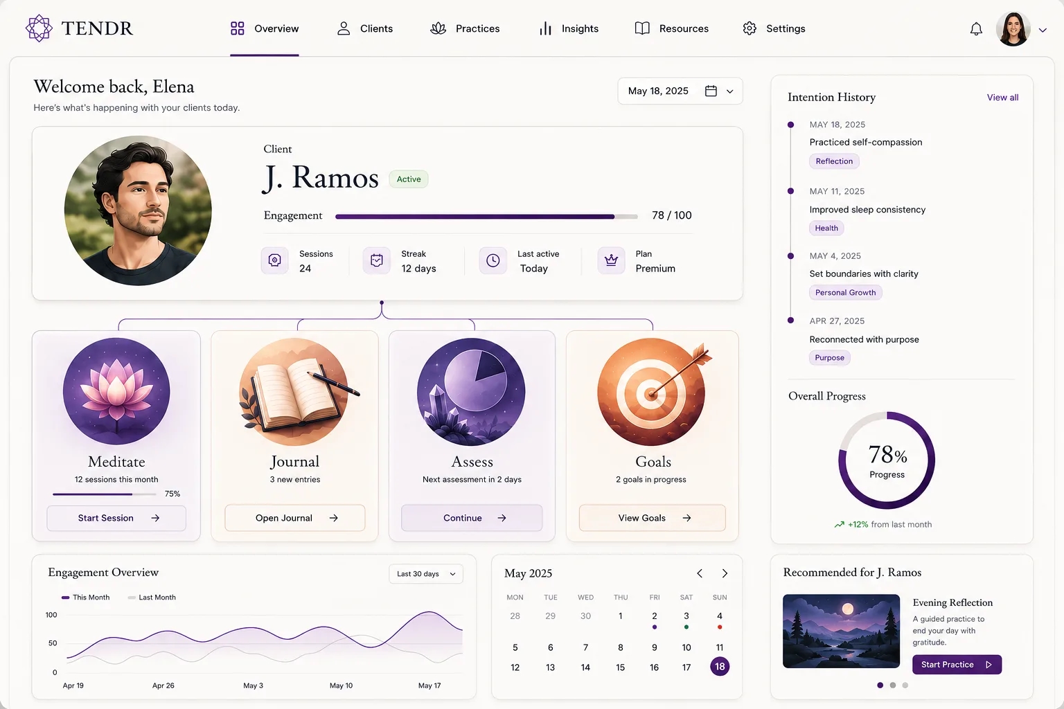 AI Spiritual OS (mockup)
