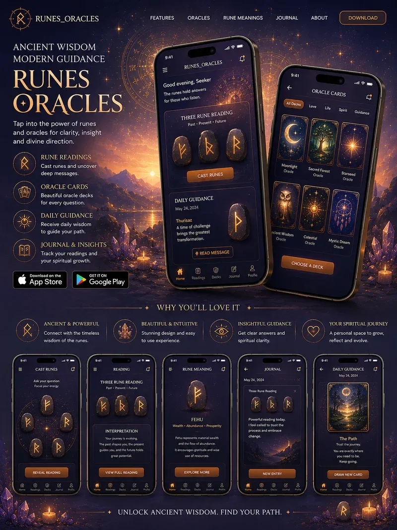 Runes & Oracles Pack detail