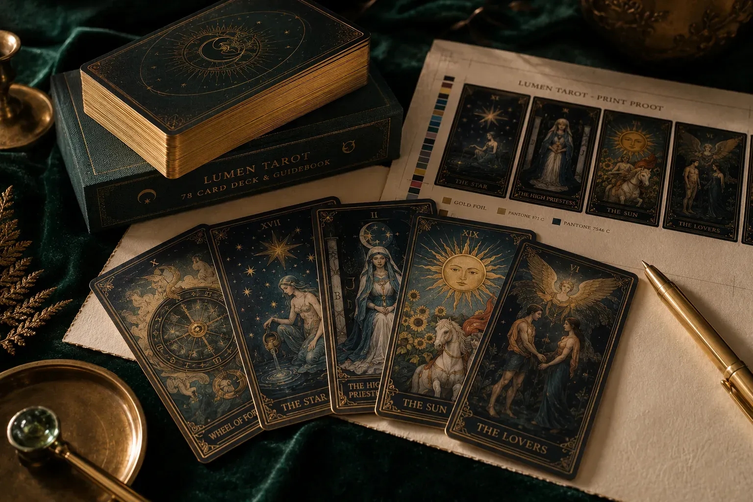 Printable AI Tarot Deck - HQ PNG
