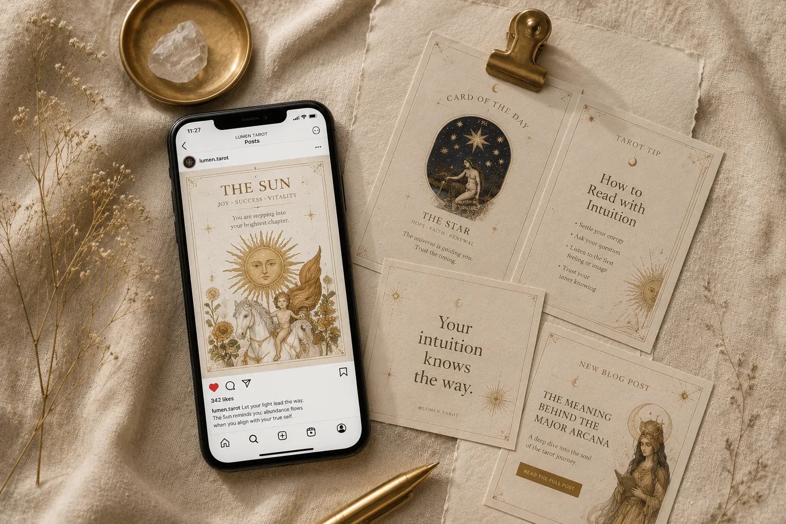 Tarot Instagram Canva Pack