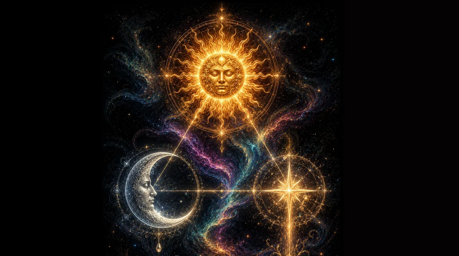 Big 3 - Sun, Moon and Rising — illustration