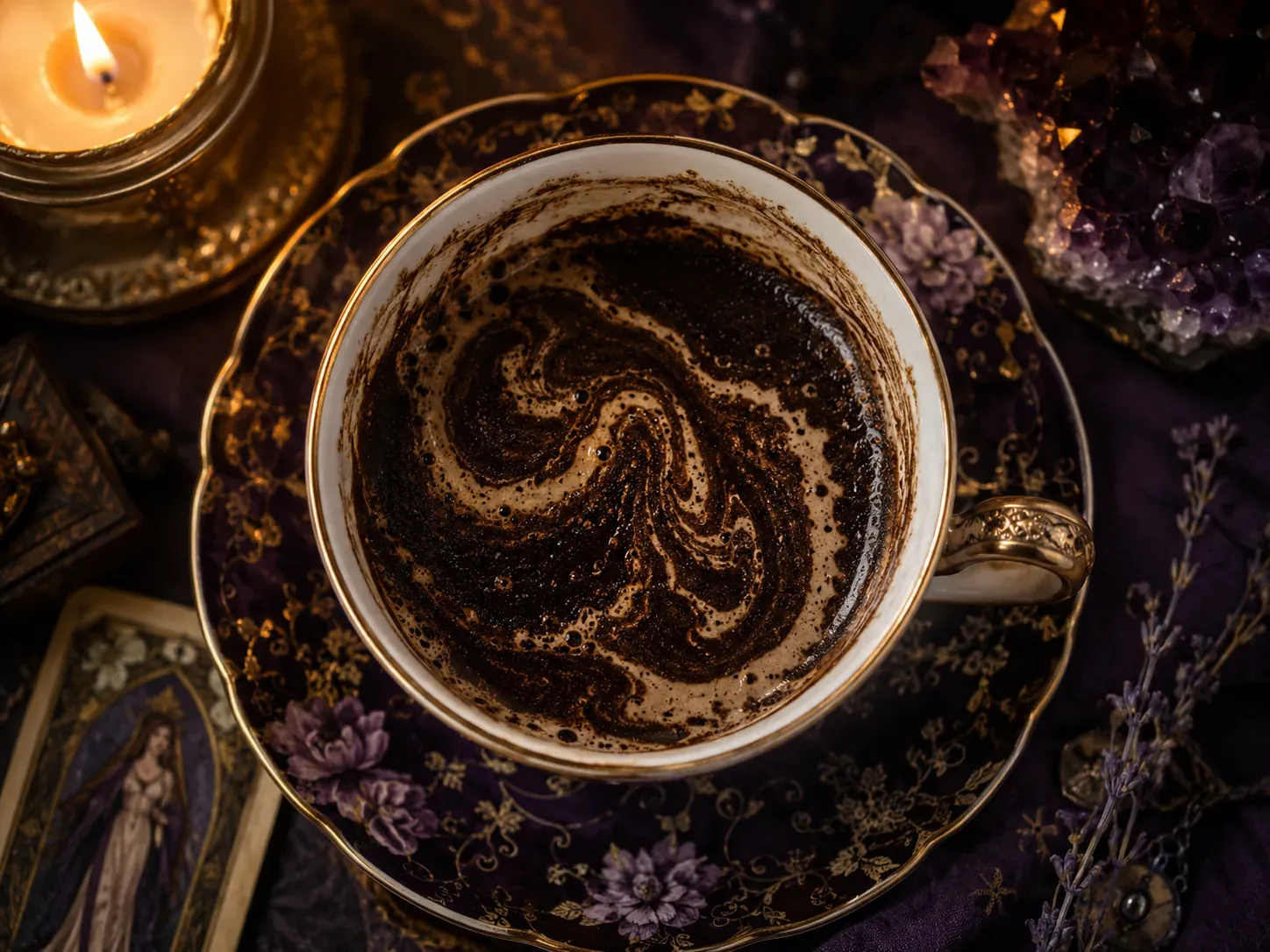 Coffee Reading — illustration